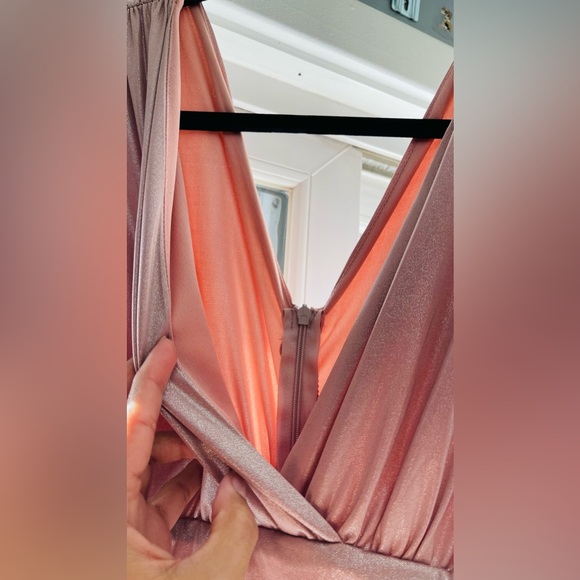 Floor length maternity dress | Champagne color| Size 32 - Picture 9 of 17